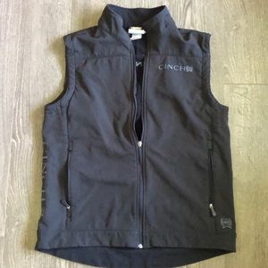 Men’s Black Bonded Cinch Vest